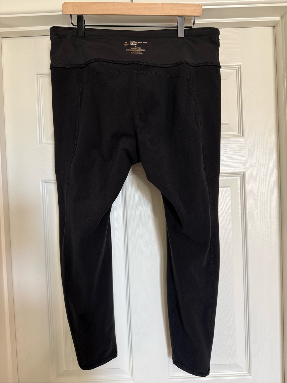 NWOT Member’s Mark Extra Warm High Rise Leggings XL Black Navy 2 Pair Bundle - Picture 7 of 12